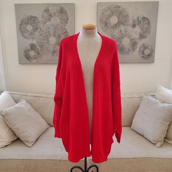 CCK Style Wool-Blend Open Cardigan sz Med - Picture 2 of 11